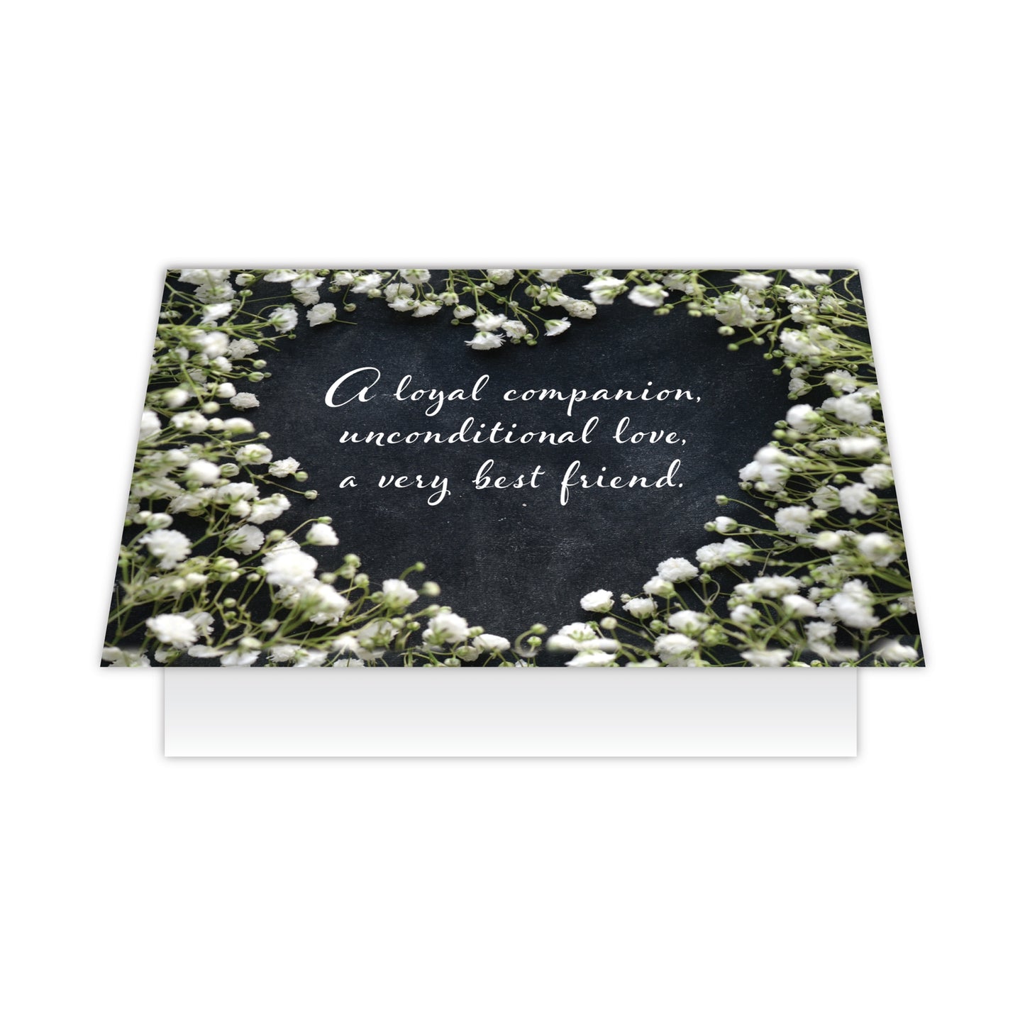 Dog Speak "A Loyal Companion" Sympathy Card