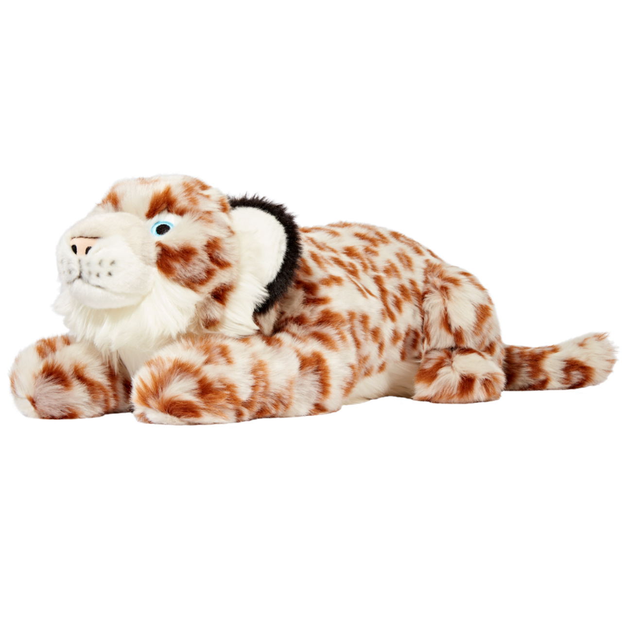 Fluff & Tuff Dog Mongo Snow Leopard Plush Toy