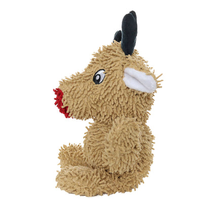 Mighty Microfiber Ball Reindeer Squeaky Dog Toy, Medium