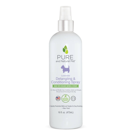 Pure and Natural Pet Detangling and Conditioning Spray for Dogs