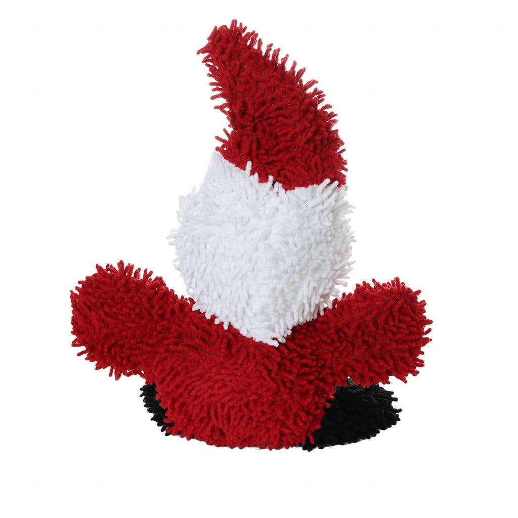 Mighty Microfiber Ball Santa Squeaky Dog Toy, Medium