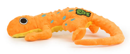 goDog Amphibianz Gecko Squeaky Plush Dog Toy Large