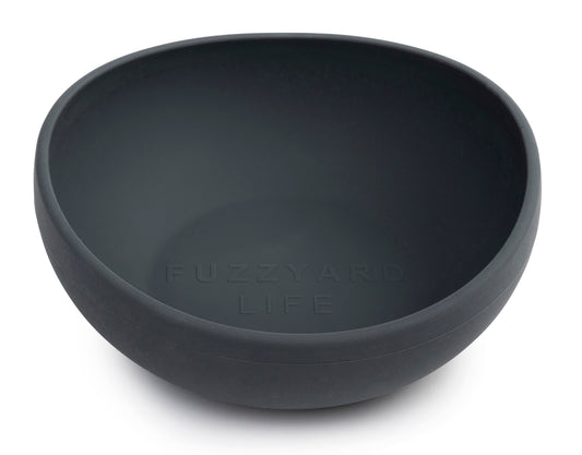 Fuzzyard Life Silicone Bowl, Slate Grey
