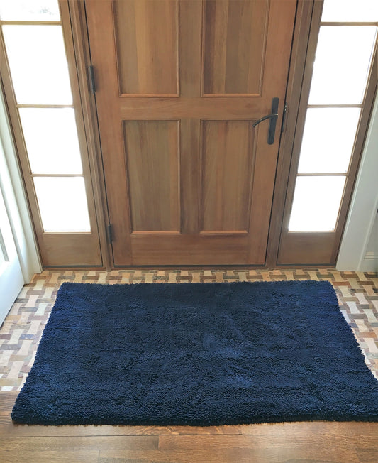 Soggy Doggy Ultra-Absorbent Doormat, Navy Blue