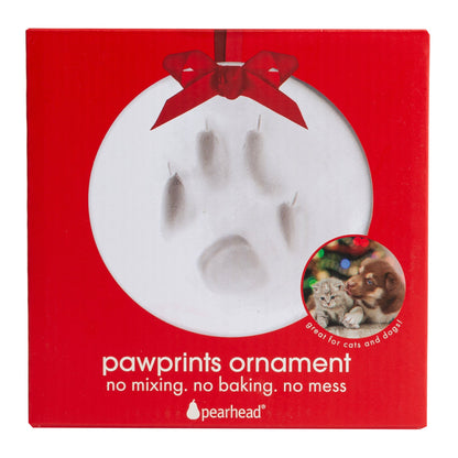 Pearhead Pawprints Keepsake Ornament Kit, Large