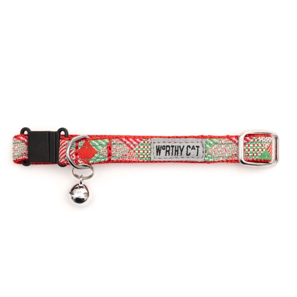 The Worthy Dog - Americana Holiday Cat Collar