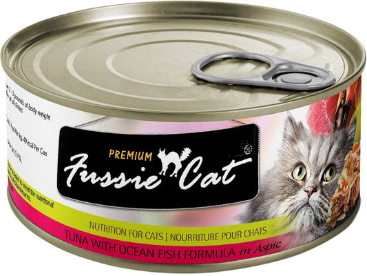 Fussie Cat Premium Tuna with Ocean Fish Canned Food