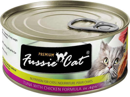 Fussie Cat Premium Tuna with Chicken Canned Food