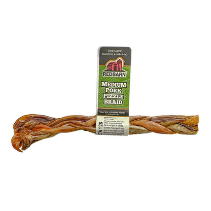 Redbarn Dog Pork Pizzle Braid Chew