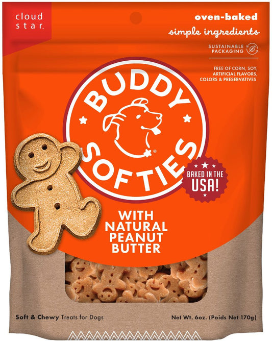 Buddy Biscuits Softies with Peanut Butter Soft & Chewy Dog Treats