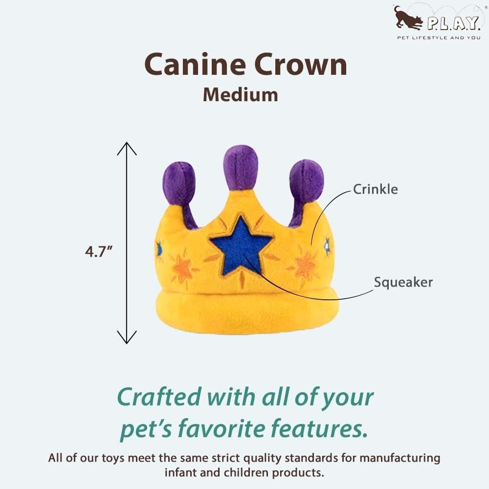 P.L.A.Y. Canine Crown Plush Dog Toy