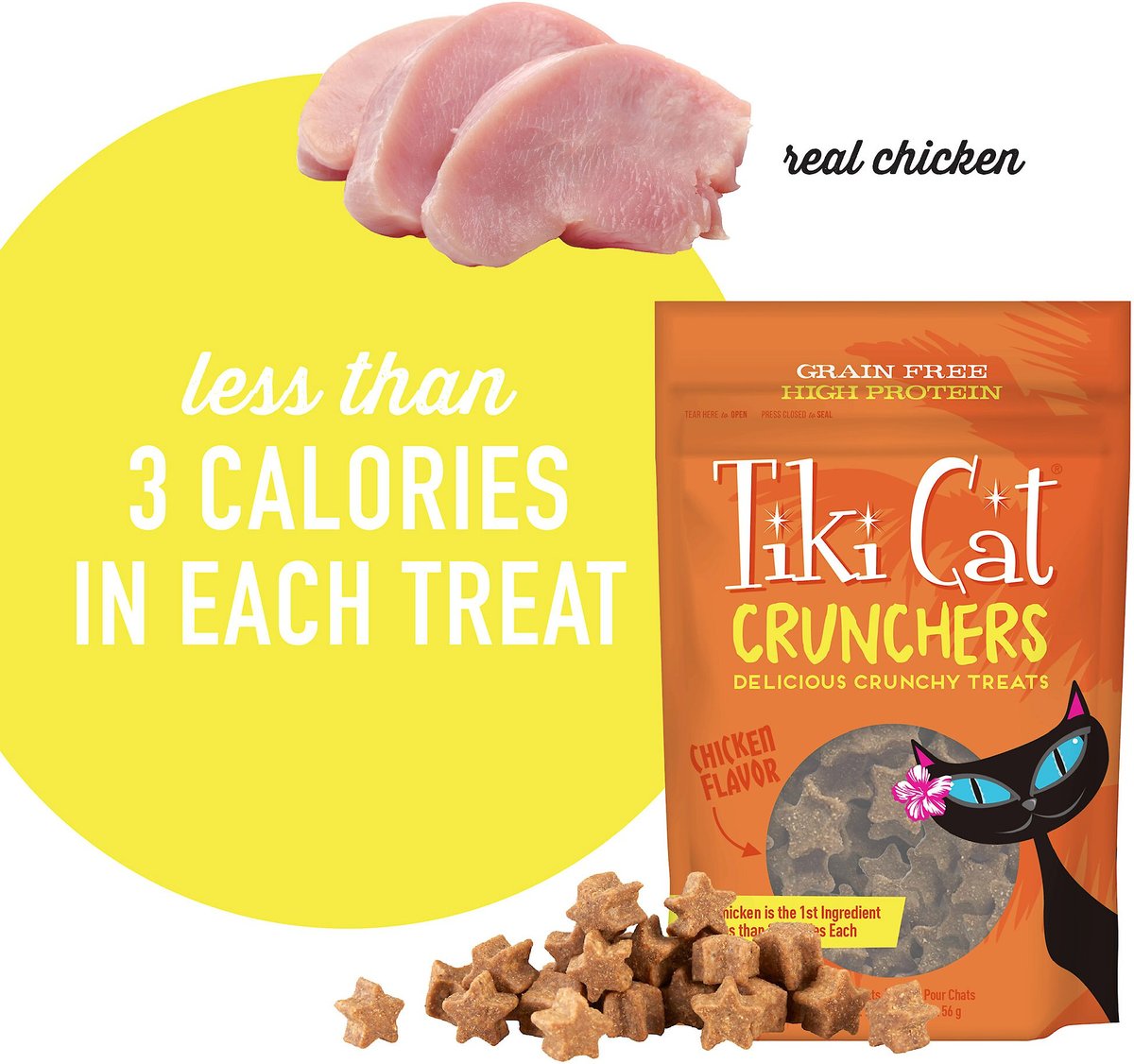 Tiki Cat Crunchers Grain-Free Cat Treats