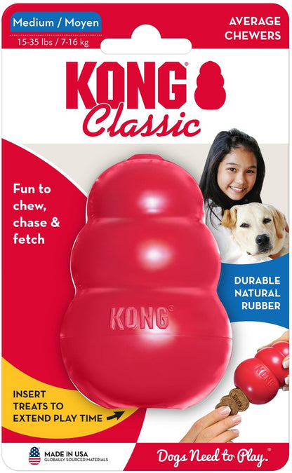 KONG Dog Classic Red Toy