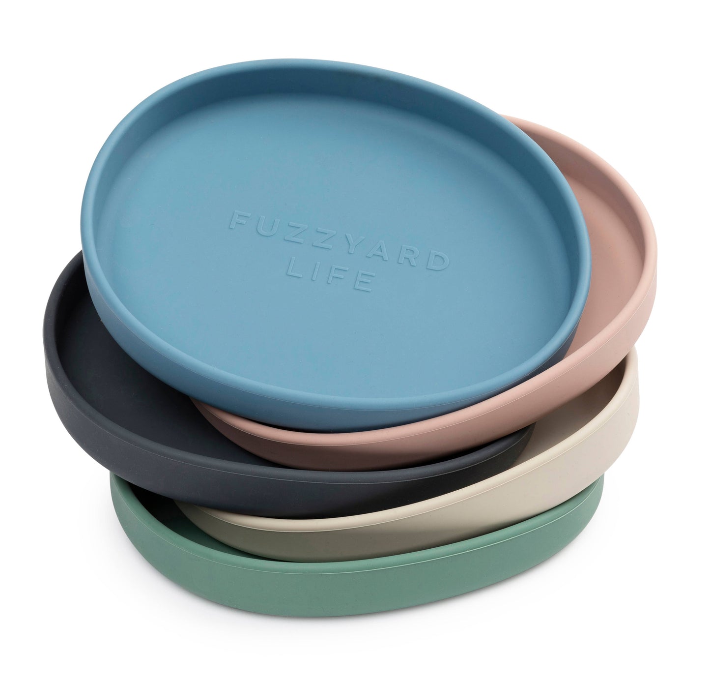 FuzzYard Life Silicone Cat Dish - Soft Blush