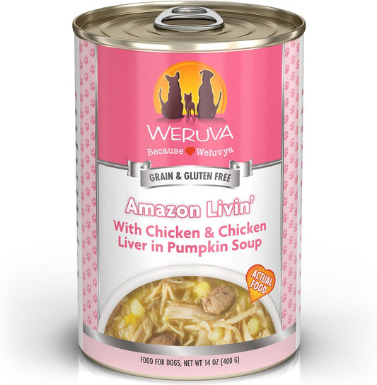 Weruva Dog Amazon Livin' with Chicken Grain-Free Canned Food