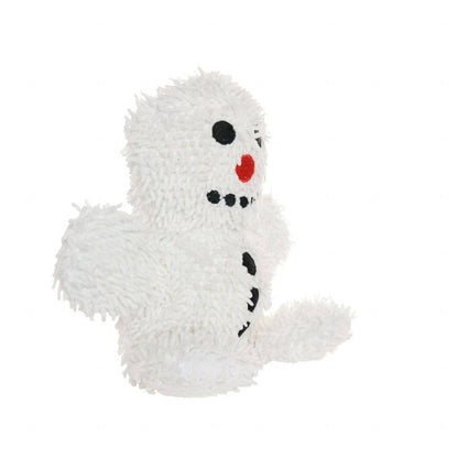 Mighty Microfiber Ball Snowman Squeaky Dog Toy, Medium