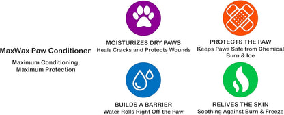 Pawz All Natural Max Wax Paw Protector