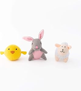 ZippyPaws Easter Miniz 3-Pack Easter Friends