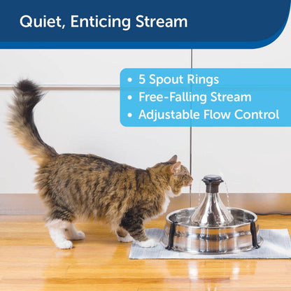 PetSafe Drinkwell 360 Dog and Cat Water Fountain, 128 oz.
