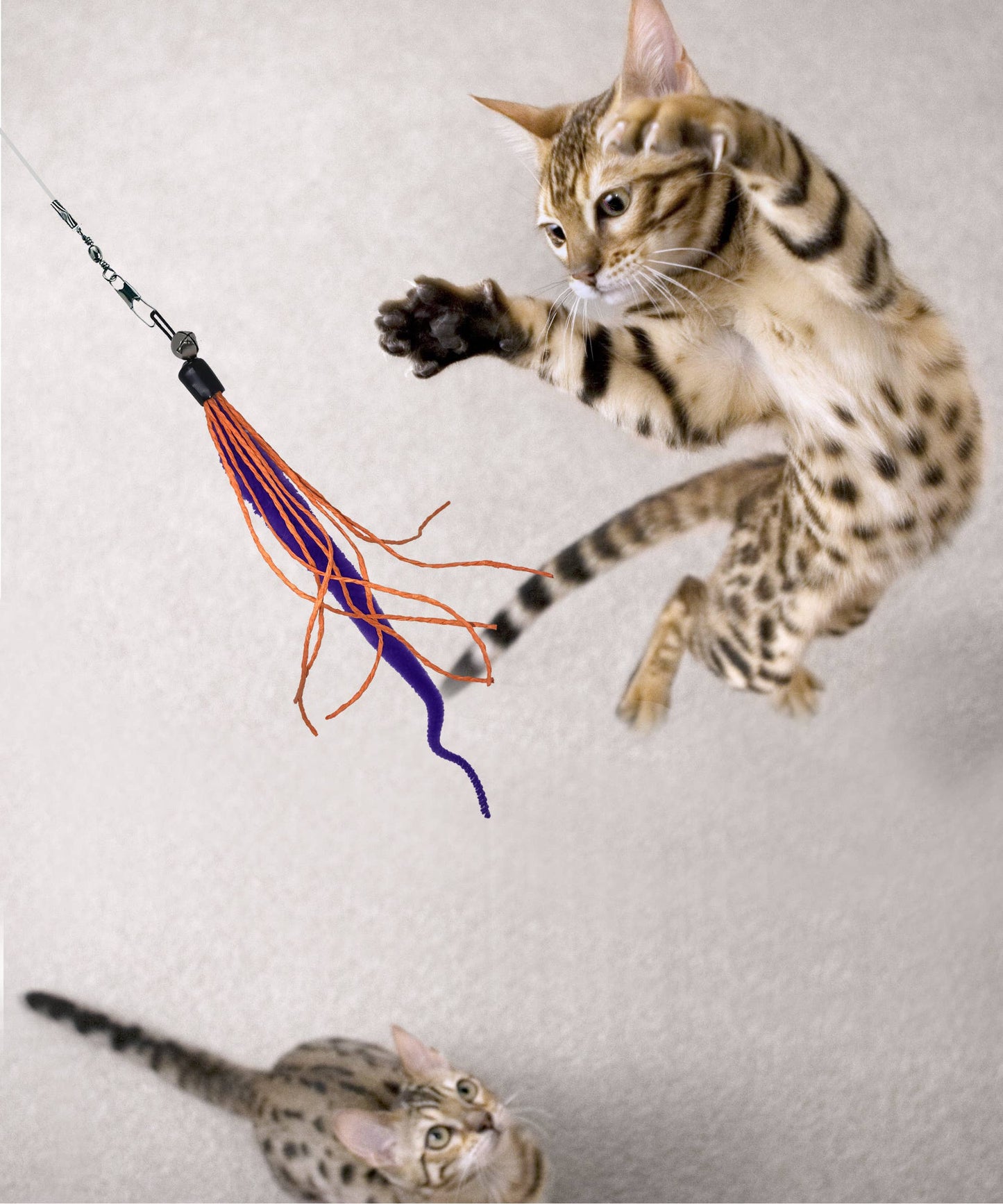 Dezi & Roo Wiggly Wand Cat Toy