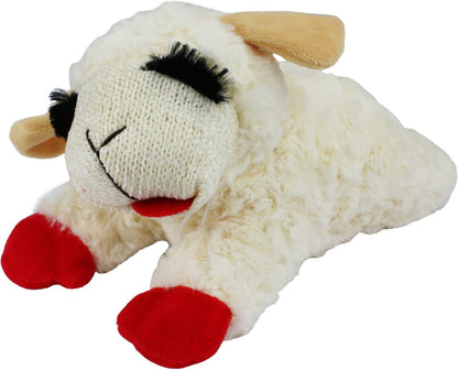 Multipet Lamb Chop Squeaky Plush Dog Toy