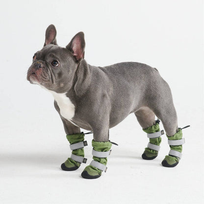 Spark Paws Flex Shell Water-Resistant Dog Boots - Green