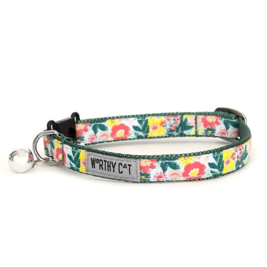 The Worthy Dog - Spring Bouquet Cat Collar