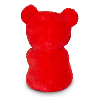 ThoozyPet Gummy Bear Plush Dog Toy, Red, 6"