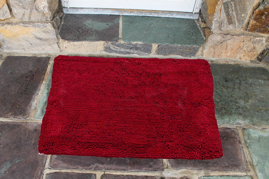 Soggy Doggy Ultra-Absorbent Doormat, Cranberry