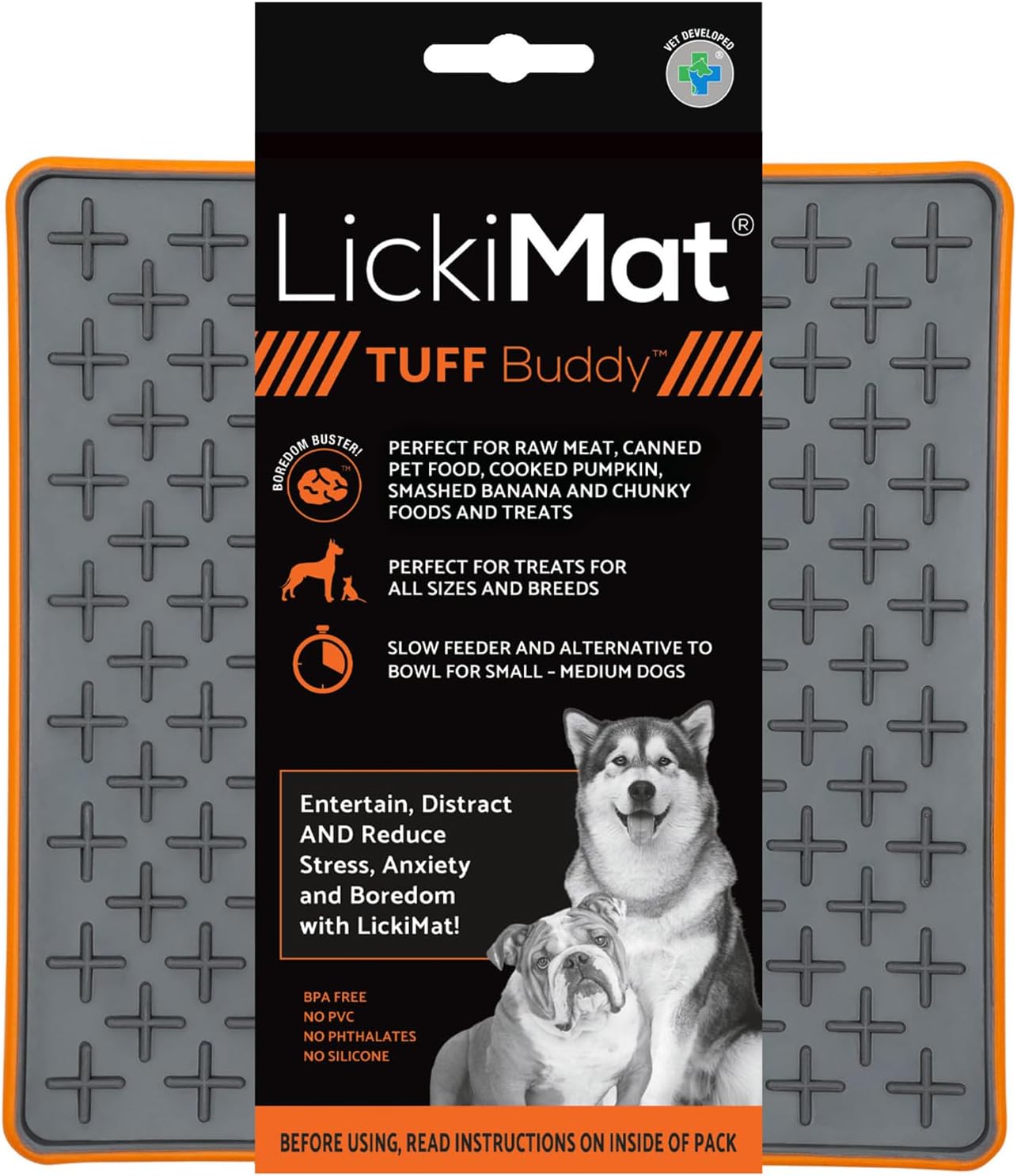 LickiMat Dog Tuff Buddy Slow Feeder