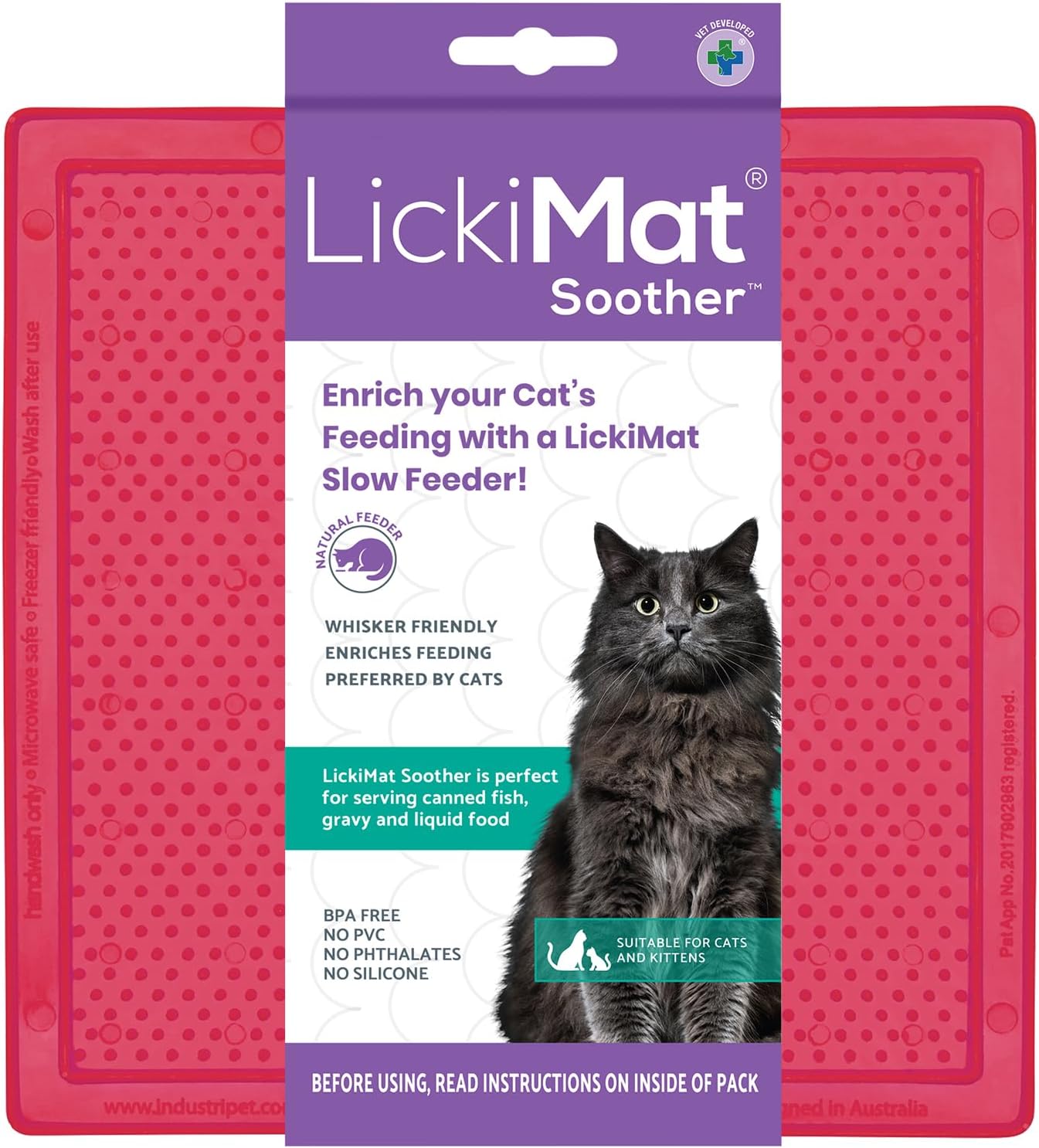 LickiMat Cat Classic Soother Slow Feeder