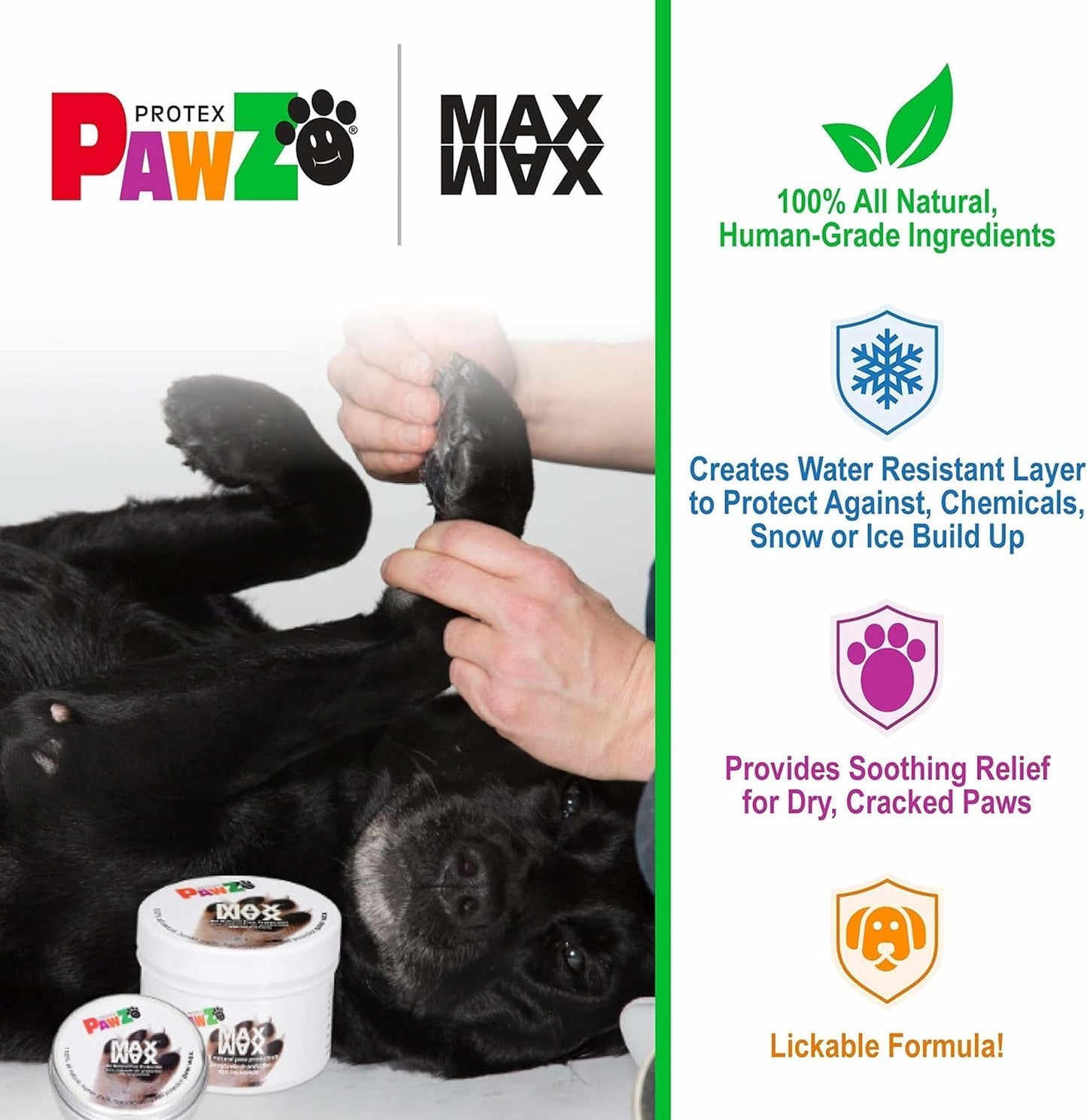 Pawz All Natural Max Wax Paw Protector