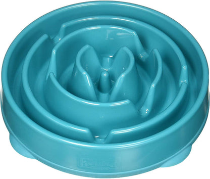 Outward Hound Fun Feeder Slo Bowl, Turqouise, Large