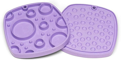 West Paw Dog Feast Mat Slow Feeder and Lick Mat, Bubbles