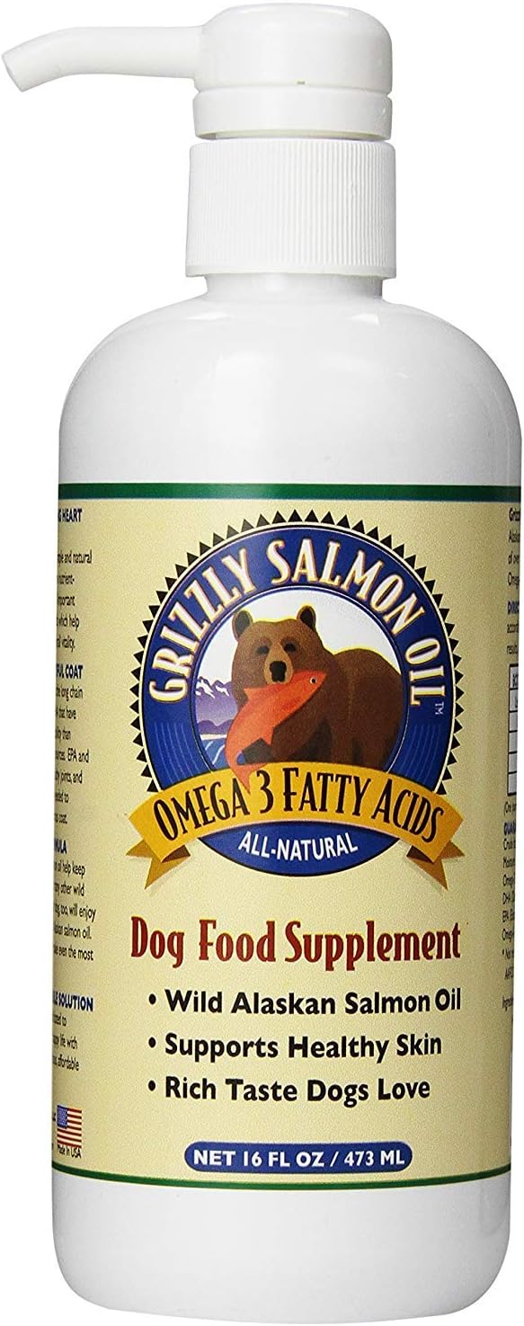 Grizzly Salmon Oil Food Supplement for Dogs and Cats