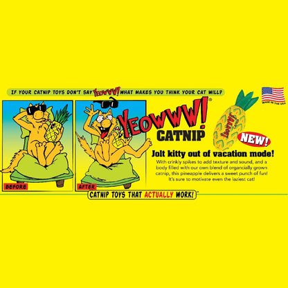 Yeowww! Catnip Pineapple Cat Toy