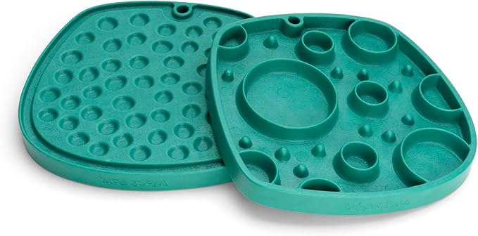 West Paw Dog Feast Mat Slow Feeder and Lick Mat, Bubbles