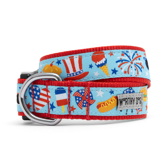 The Worthy Dog - Independence Day Collar