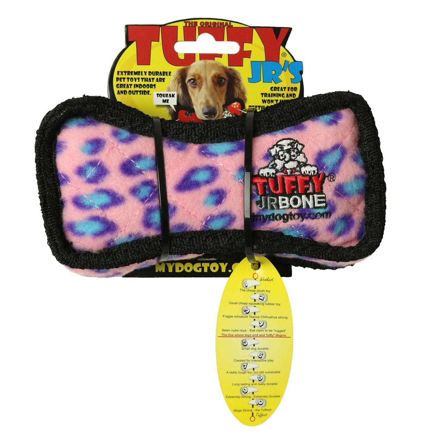 Tuffy Jr Bone 2 Durable Dog Toy