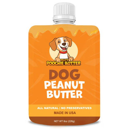 Dilly's Poochie Butter Dog Peanut Butter Squeeze Pack