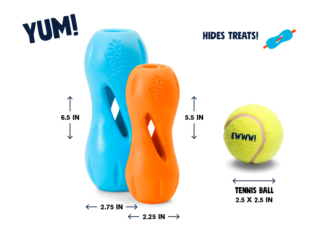 West Paw Dog Qwizl Tough Treat Dispensing Chew Toy