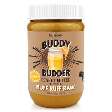 Bark Bistro Ruff Ruff Raw Buddy Budder Peanut Butter for Dogs