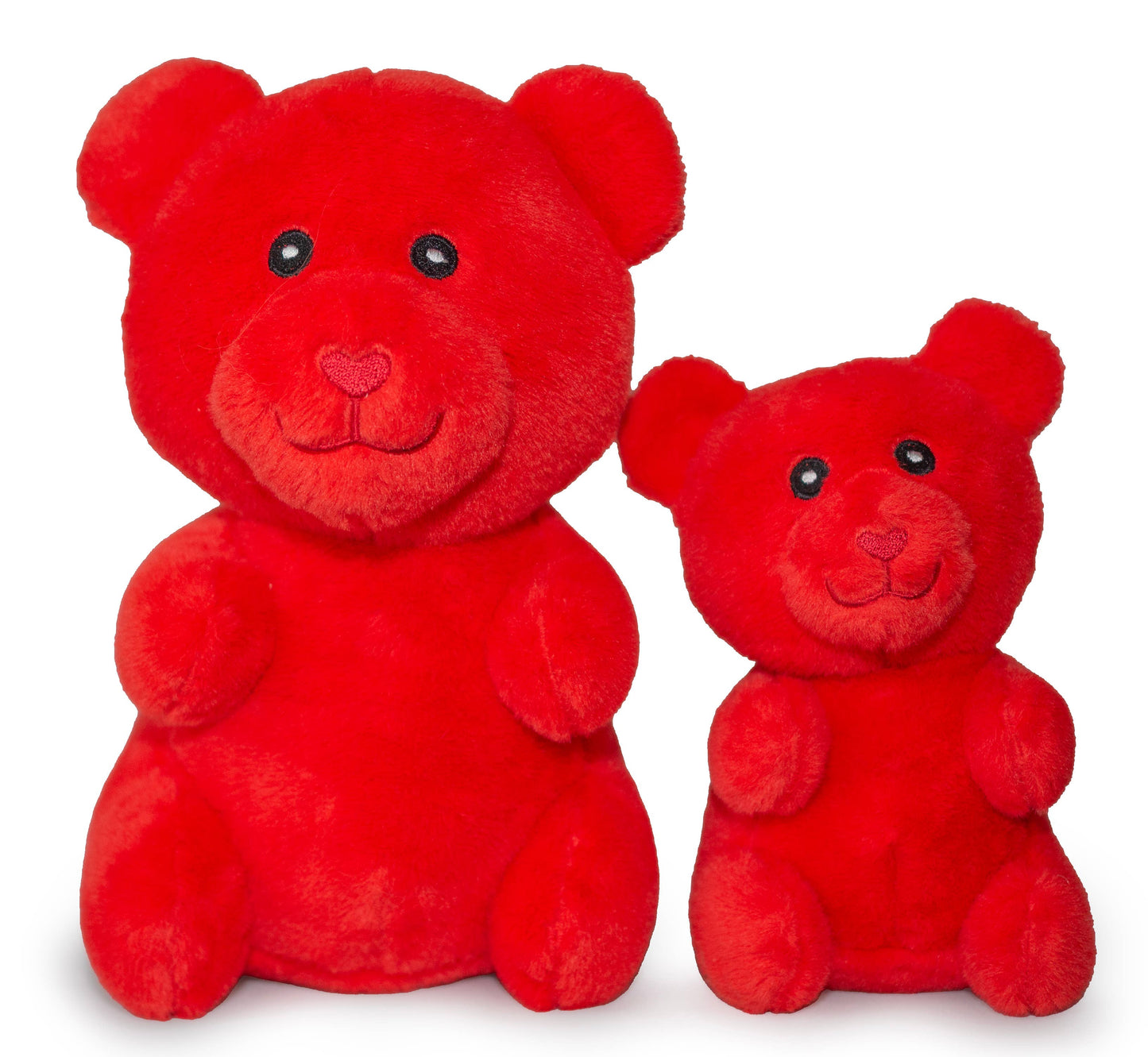 ThoozyPet Gummy Bear Plush Dog Toy, Red, 6"