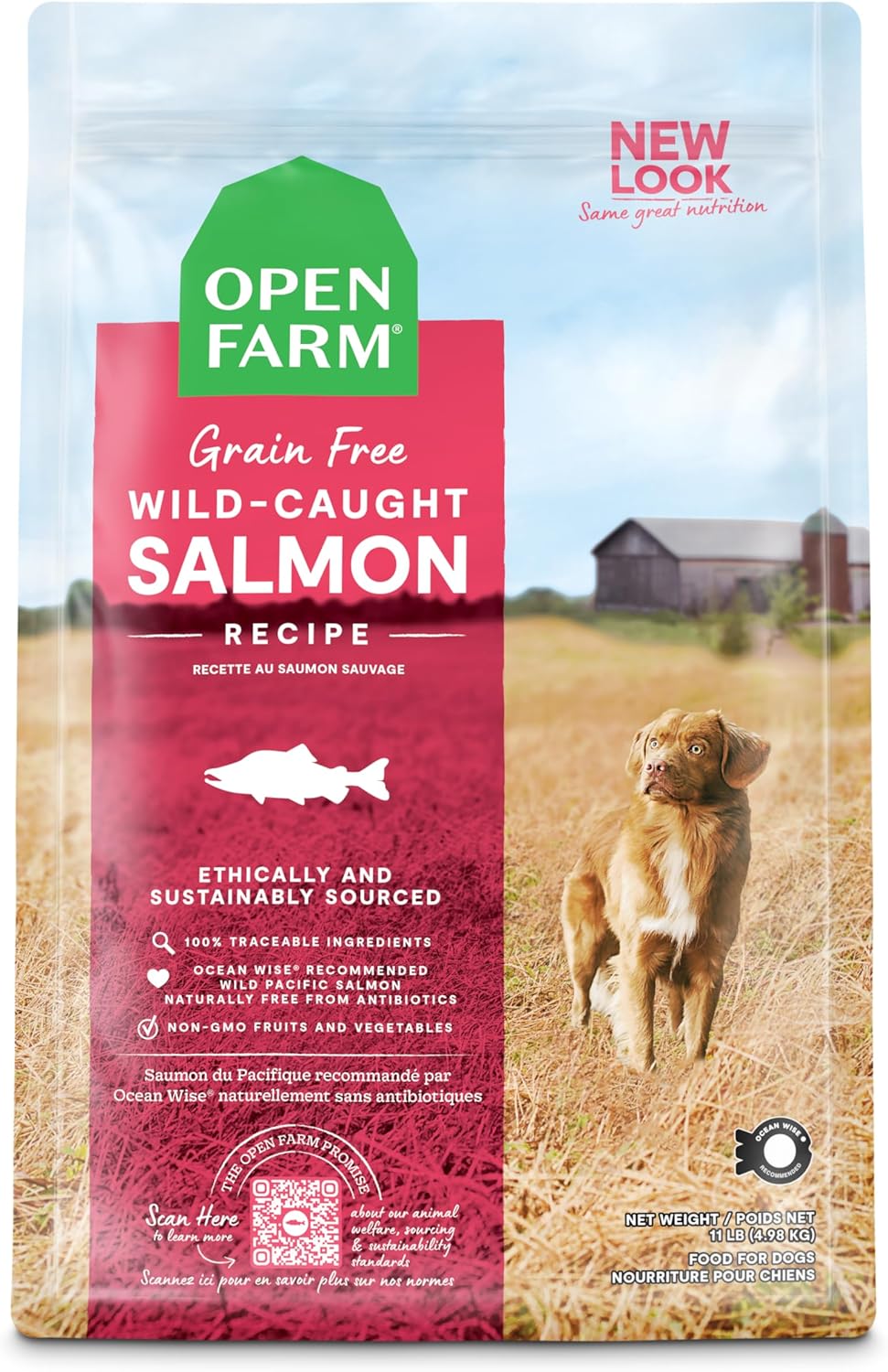 Open Farm Dog Grain Free Wild Salmon Dry Food