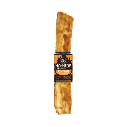 Earth Animal No-Hide Dog BBQ Smoked Chicken & Turkey Roll Treat