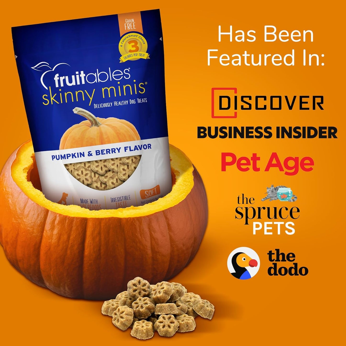 Fruitables Dog Skinny Minis Soft and Chewy Treats