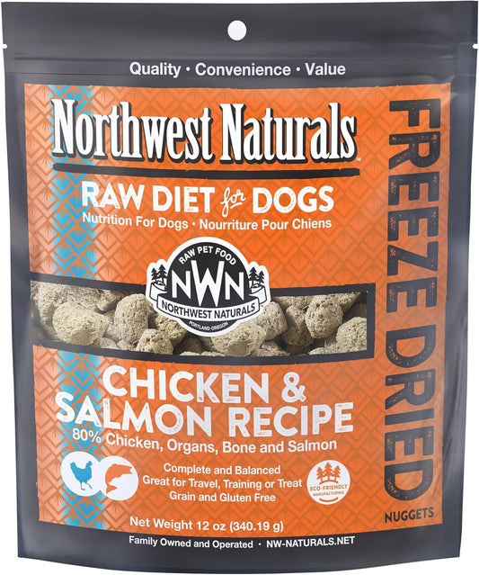 Northwest Naturals Freeze Dried Raw Chicken & Salmon Nuggets Dog Food