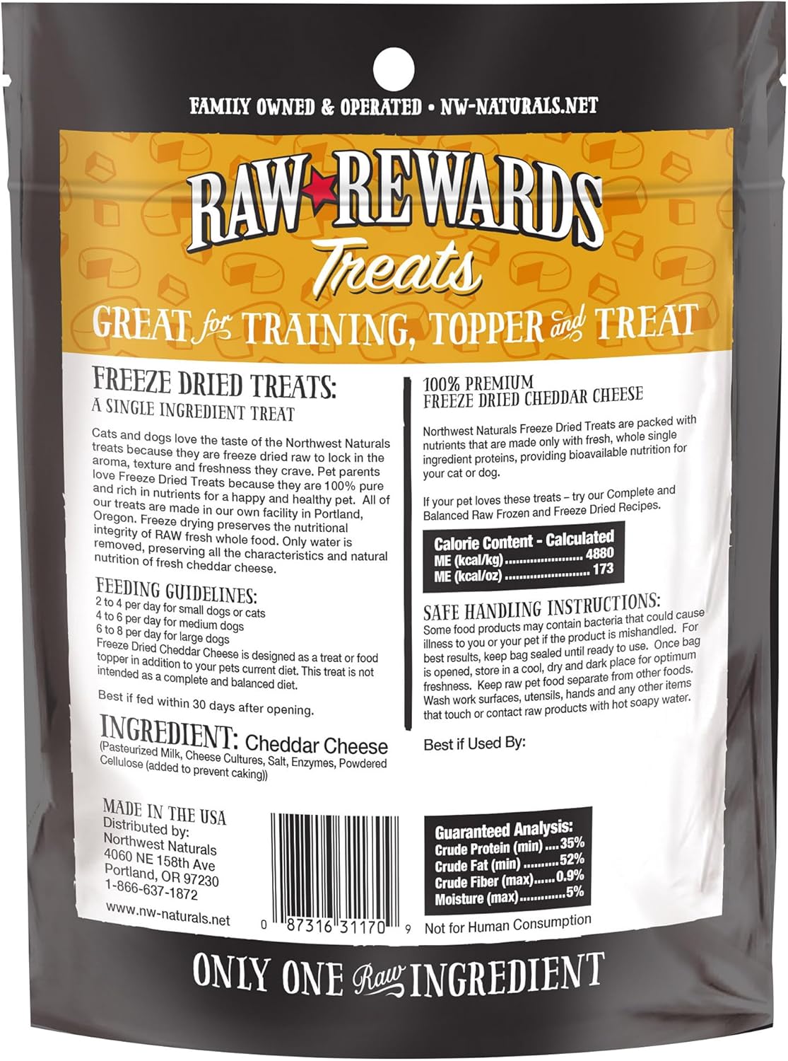 Northwest Naturals Raw Rewards Freeze Dried Treats for Dogs and Cats