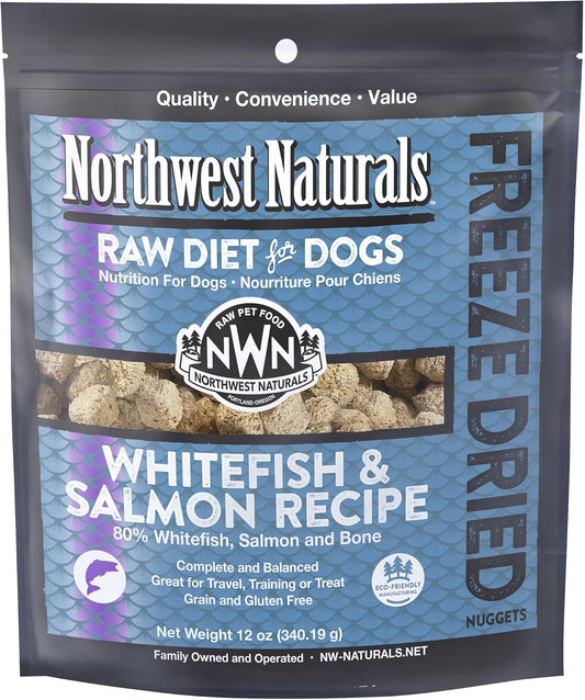 Northwest Naturals Freeze Dried Raw Whitefish & Salmon Nuggets Dog Food