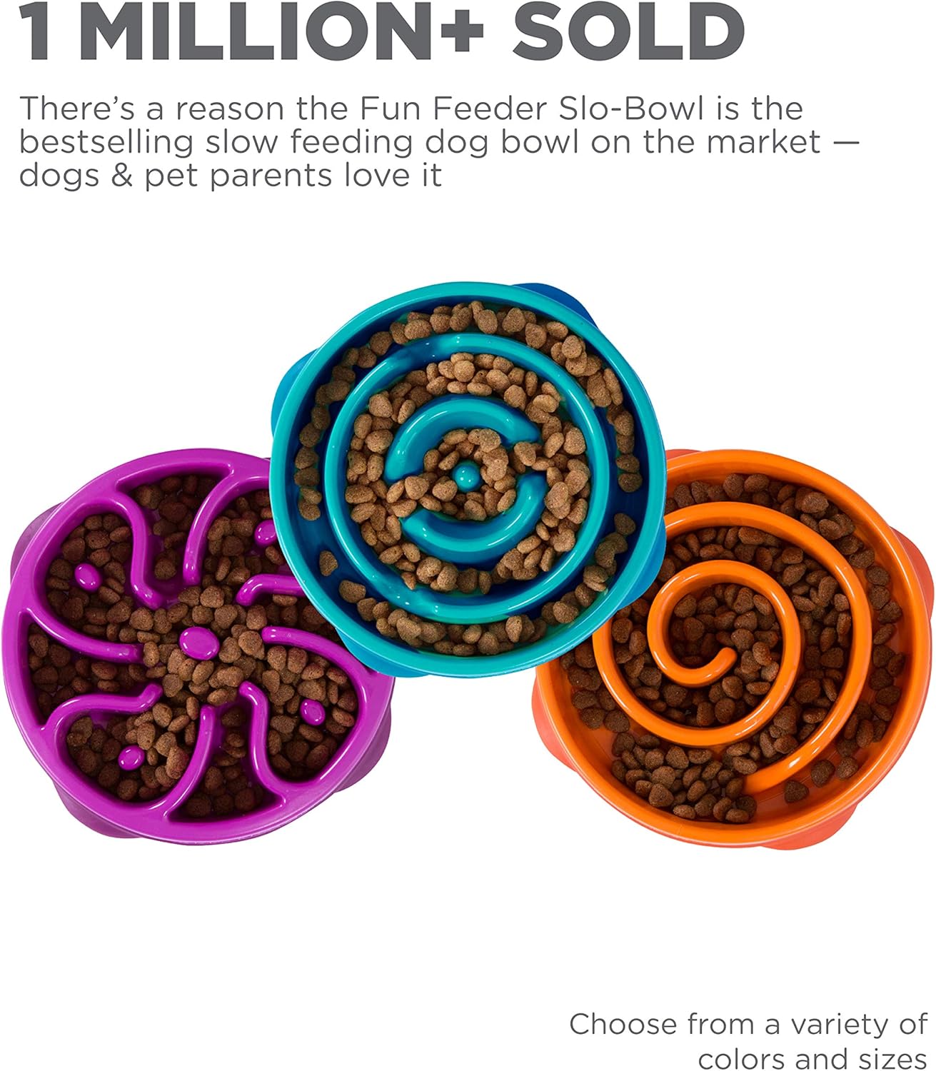 Outward Hound Fun Feeder Slo Bowl, Turqouise, Medium/Mini